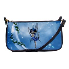 Little Fairy Dancing On The Moon Shoulder Clutch Bag by FantasyWorld7