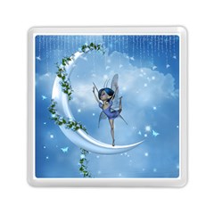 Little Fairy Dancing On The Moon Memory Card Reader (square) by FantasyWorld7