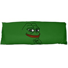 Pepe The Frog Smug Face With Smile And Hand On Chin Meme Kekistan All Over Print Green Body Pillow Case Dakimakura (two Sides) by snek