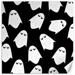 Ghost Halloween Pattern Canvas 16  X 16  by Amaryn4rt