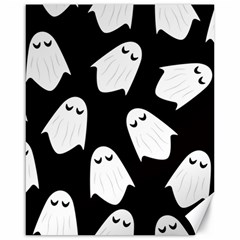 Ghost Halloween Pattern Canvas 16  X 20  by Amaryn4rt