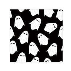 Ghost Halloween Pattern Small Satin Scarf (square) by Amaryn4rt