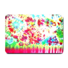 Pattern Decorated Schoolbus Tie Dye Small Doormat  by Amaryn4rt