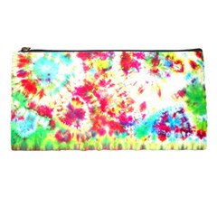 Pattern Decorated Schoolbus Tie Dye Pencil Cases by Amaryn4rt