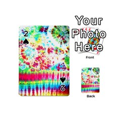 Pattern Decorated Schoolbus Tie Dye Playing Cards 54 Designs (mini) by Amaryn4rt