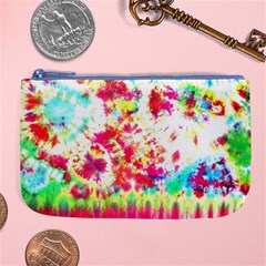 Pattern Decorated Schoolbus Tie Dye Large Coin Purse by Amaryn4rt