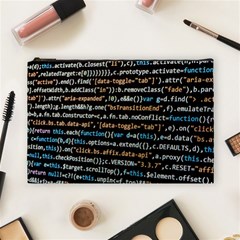 Close Up Code Coding Computer Cosmetic Bag (large) by Amaryn4rt