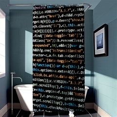 Close Up Code Coding Computer Shower Curtain 36  X 72  (stall)  by Amaryn4rt