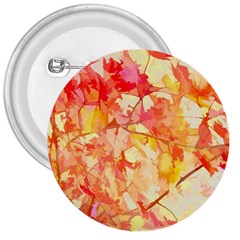 Monotype Art Pattern Leaves Colored Autumn 3  Buttons by Amaryn4rt