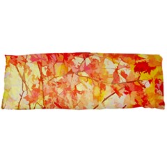 Monotype Art Pattern Leaves Colored Autumn Body Pillow Case Dakimakura (two Sides) by Amaryn4rt