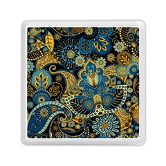 Retro Ethnic Background Pattern Vector Memory Card Reader (square)