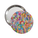 Sakura Cherry Blossom Floral 2.25  Handbag Mirrors Front