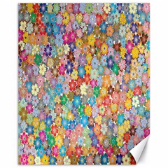 Sakura Cherry Blossom Floral Canvas 11  X 14  by Amaryn4rt