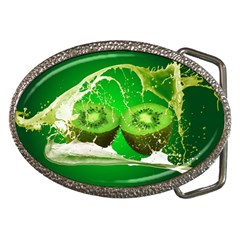 Kiwi Fruit Vitamins Healthy Cut Belt Buckles by Amaryn4rt