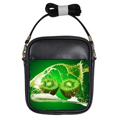 Kiwi Fruit Vitamins Healthy Cut Girls Sling Bag by Amaryn4rt