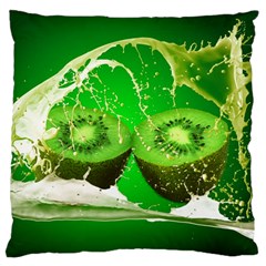 Kiwi Fruit Vitamins Healthy Cut Standard Flano Cushion Case (one Side) by Amaryn4rt