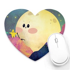 Luna Grande Heart Mousepads by Mjdaluz