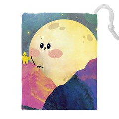 Luna Grande Drawstring Pouch (4xl) by Mjdaluz