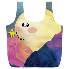 Luna Grande Full Print Recycle Bag (xxl) by Mjdaluz