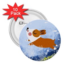 Underwaterdog 2 25  Buttons (10 Pack)  by Mjdaluz