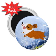 Underwaterdog 2 25  Magnets (100 Pack)  by Mjdaluz