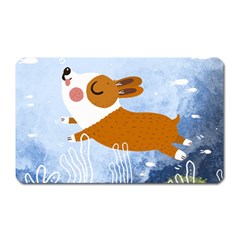 Underwaterdog Magnet (rectangular) by Mjdaluz