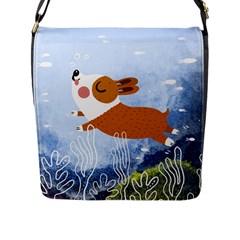 Underwaterdog Flap Closure Messenger Bag (l) by Mjdaluz