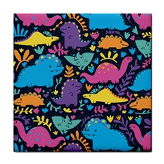 Dino Cute Tile Coaster by Mjdaluz