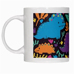 Dino Cute White Mugs by Mjdaluz