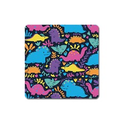 Dino Cute Square Magnet by Mjdaluz