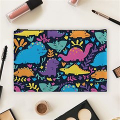 Dino Cute Cosmetic Bag (large) by Mjdaluz