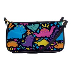 Dino Cute Shoulder Clutch Bag by Mjdaluz