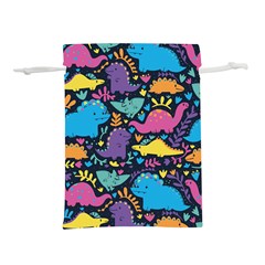 Dino Cute Lightweight Drawstring Pouch (l) by Mjdaluz