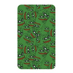 Pepe The Frog Perfect A-ok Handsign Pattern Praise Kek Kekistan Smug Smile Meme Green Background Memory Card Reader (rectangular) by snek