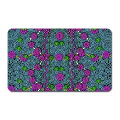 The Most Beautiful Flower Forest On Earth Magnet (rectangular) by pepitasart