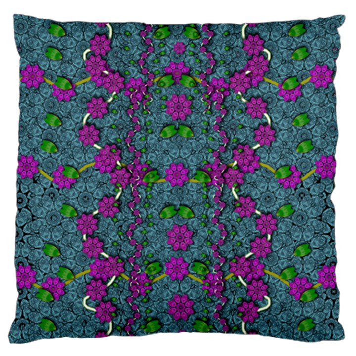 The Most Beautiful Flower Forest On Earth Standard Flano Cushion Case (Two Sides)