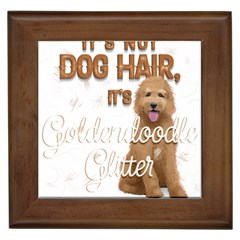 Golden Doodle Apparel Framed Tile by goldendoodle