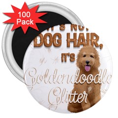 Golden Doodle Apparel 3  Magnets (100 Pack) by goldendoodle