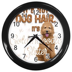 Golden Doodle Apparel Wall Clock (black) by goldendoodle