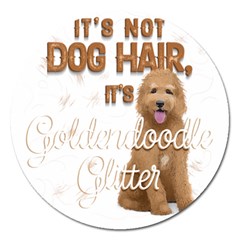 Golden Doodle Apparel Magnet 5  (round) by goldendoodle