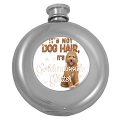 Golden Doodle Apparel Round Hip Flask (5 Oz) by goldendoodle