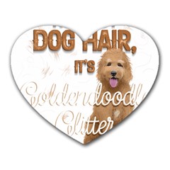 Golden Doodle Apparel Heart Mousepads