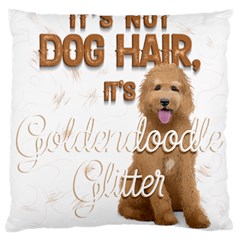 Golden Doodle Apparel Large Cushion Case (one Side) by goldendoodle