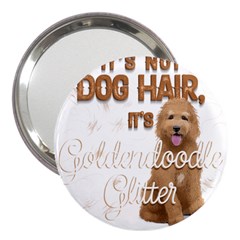 Golden Doodle Apparel 3  Handbag Mirrors by goldendoodle