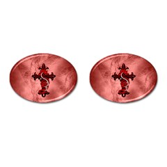 Awesome Chinese Dragon Cufflinks (oval) by FantasyWorld7