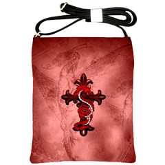 Awesome Chinese Dragon Shoulder Sling Bag by FantasyWorld7