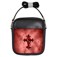 Awesome Chinese Dragon Girls Sling Bag by FantasyWorld7