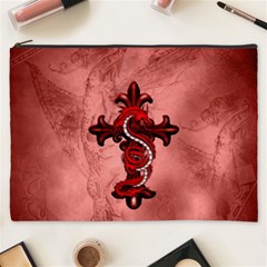 Awesome Chinese Dragon Cosmetic Bag (xxxl) by FantasyWorld7