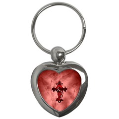 Awesome Chinese Dragon Key Chain (heart) by FantasyWorld7