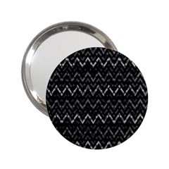 Chevrons Noir / Gris 2 25  Handbag Mirrors by kcreatif